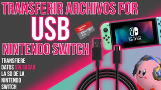 TRANSFERIR ARCHIVOS DE NINTENDO SWITCH A SD CON USB SIN SACAR MICROSD | CONECTAR A PC CON CABLE