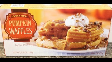 Trader Joe’s Pumpkin Waffles Review