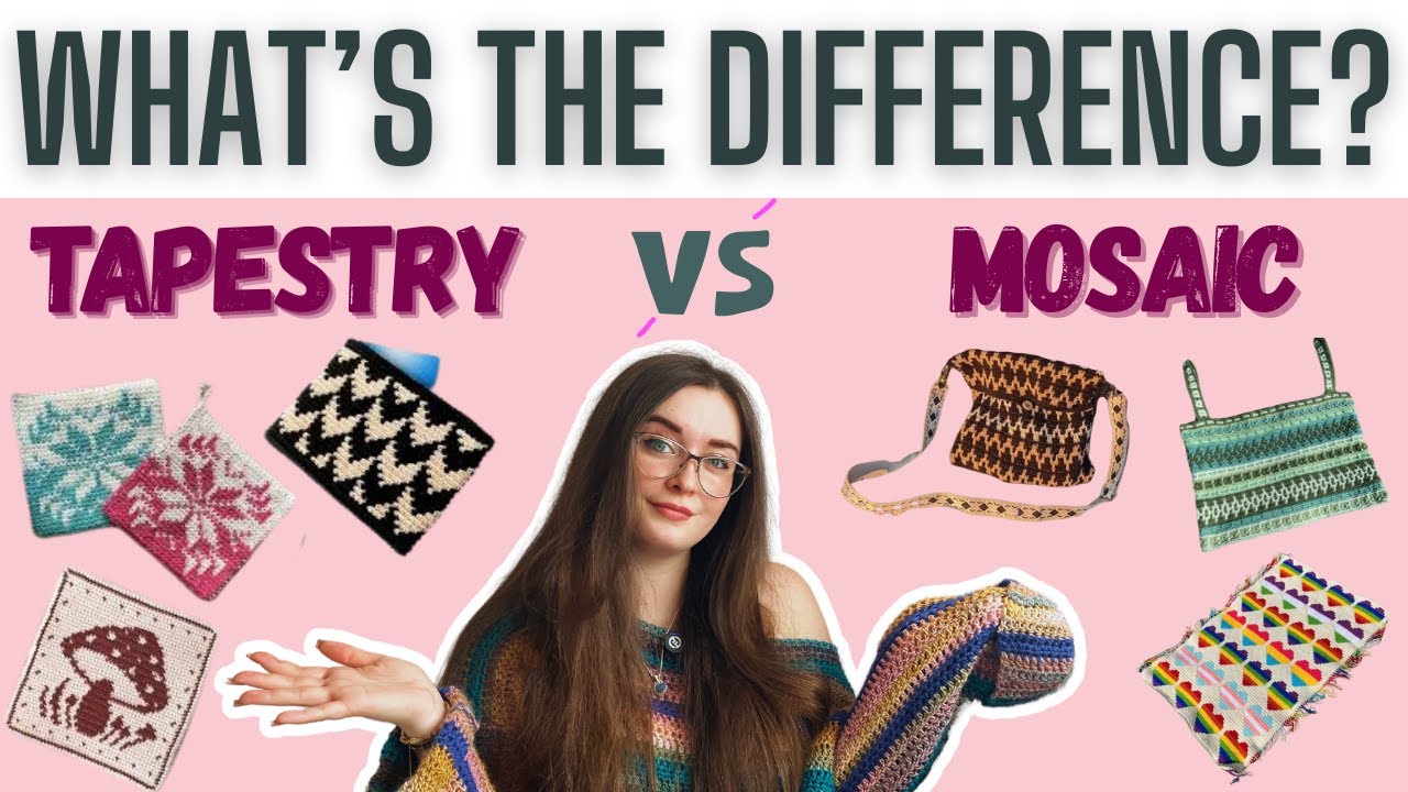 Mosaic Crochet VS Tapestry Crochet | Whats The Difference?