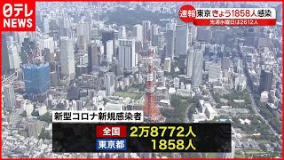 【新型コロナ】東京1858人・全国2万8772人  いずれも先週水曜より減少  15日