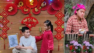 Download Lagu The year-end market and home decorations for the Lunar New Year by a widowed man MP3