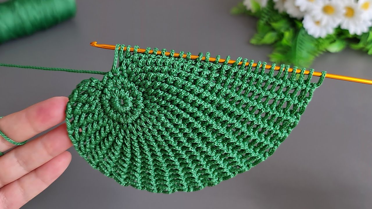 Мотив, подставка под кружку, цветок. Изготовление и продажа. Как сделать очень простой мотив в ви...