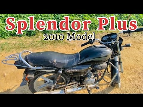 Splendor First Model Old Splendor Review👈||👉2010 Model Splendor+ ||Black Old Splendor Bike ...