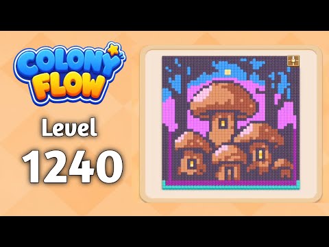 Colony Flow level 1240 walkthrough solution gameplay 