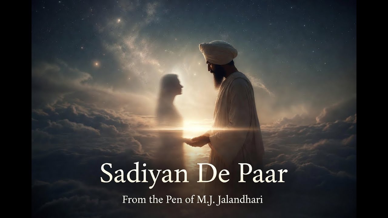 Sadiyan De Paar | Ruhani Punjabi Poetry Song | Eternal Love Beyond Death | M.J. Jalandhari