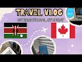 Travel Vlog From Kenya To Canada Alone First International Flight Lufthansa 