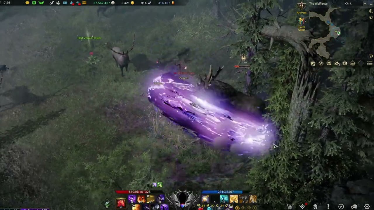 S'helige Giant Horned Water Buffalo - Monster Location - Lost Ark