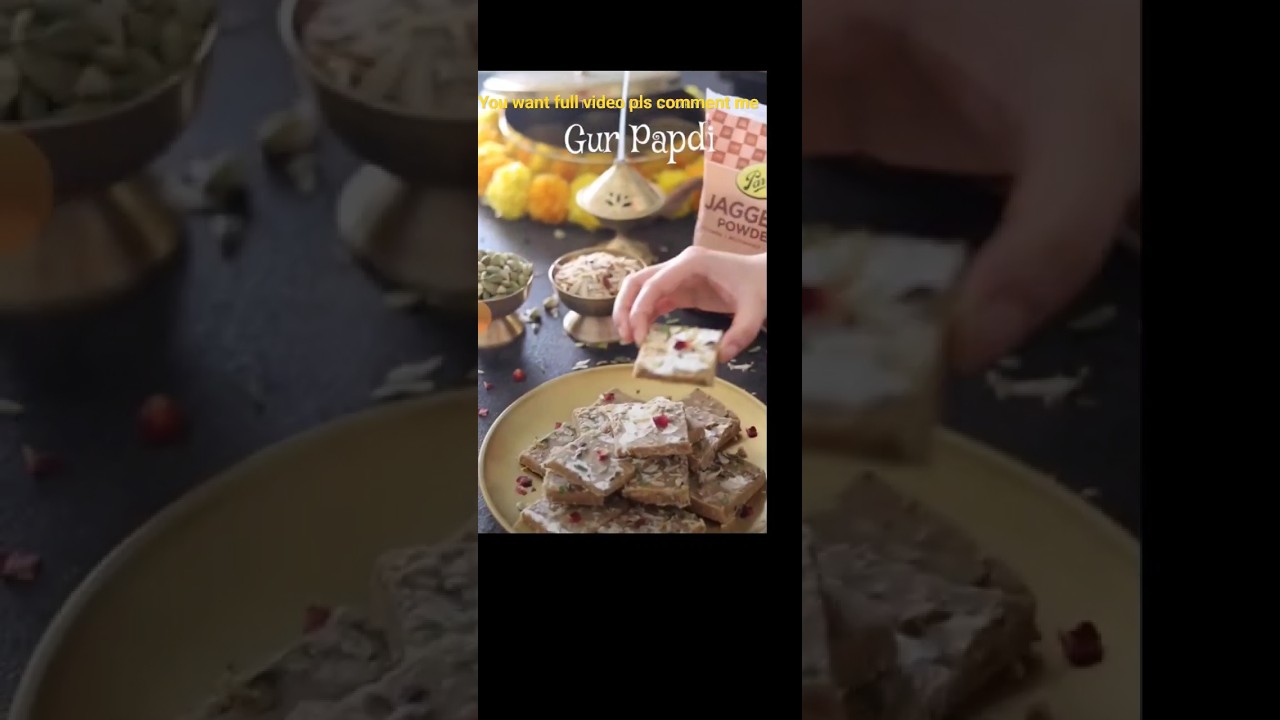 Unique special Sweet Gur Papdi 😋