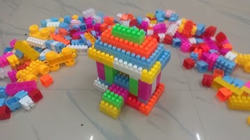 How to build a house | lego building fun | asmr sounds | block game #asmr#buildingblocks#lego