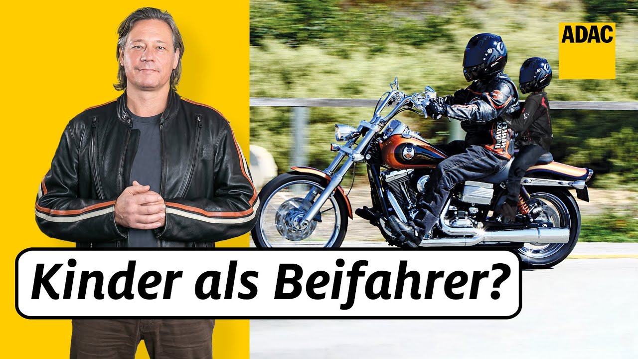 Darf ich Kinder auf dem Motorrad/Quad mitnehmen? ADAC Recht? Logisch! YouTube