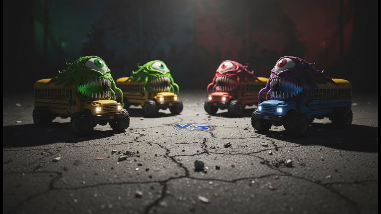 School Bus Monster EATER - CoffinDance Monster(COVER)