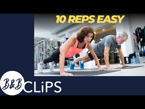 Best Push Ups For Beginners Or Over 60, You Can Do It pt 3