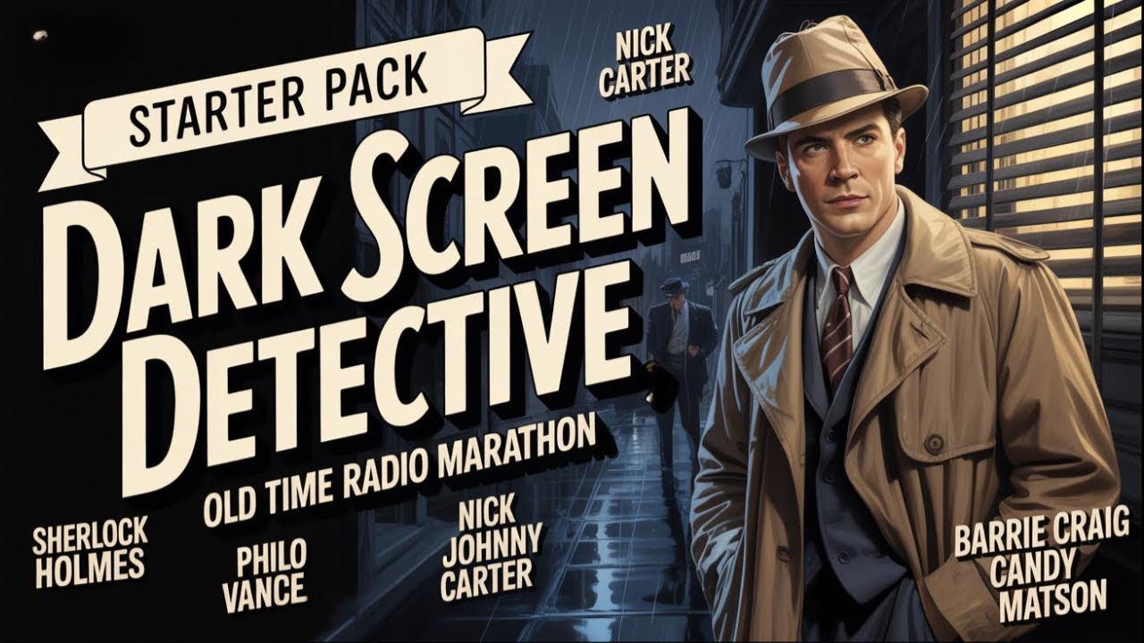 Dark Screen Detective Starter Pack — Sherlock Holmes Johnny Dollar and More | Old Time Radio