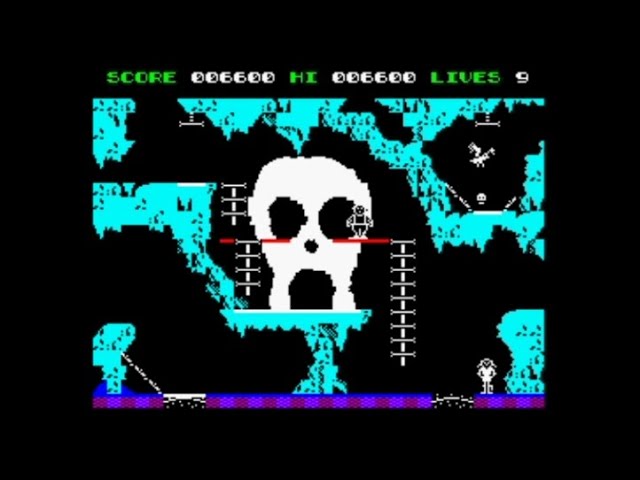The Goonies (1986 / 128k AY Music Version) Walkthrough, ZX