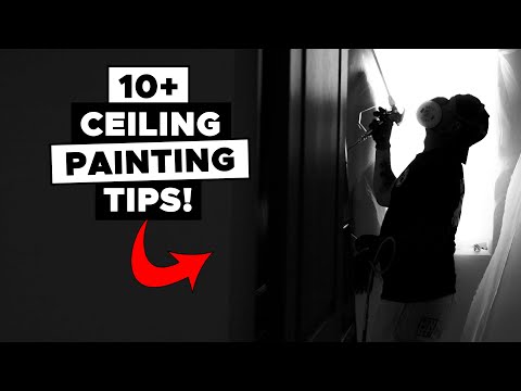 10+ युक्तियाँ छत छिड़काव। एक छत को तेजी से पेंट करना!