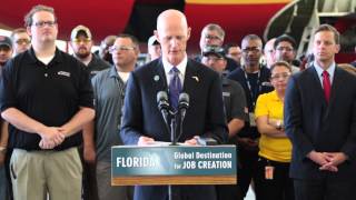 Gov. Scott Highlights Flightstar Aircraft Services’ Growth in Jacksonville