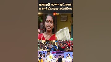 TN Govt Scheme | Magalir Urimai Thogai | Naan Mudhalvan | Tamil news | Latest news | Sunnews