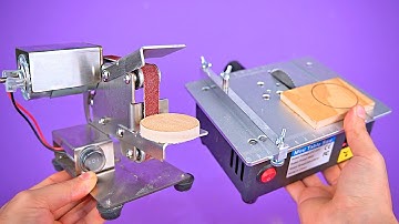 Amazing Mini Hobby Table Saw and Mini Belt Sander for DIY Projects