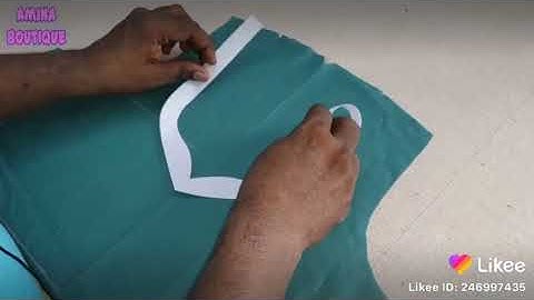 Short Video How to Attach Piping on Neck