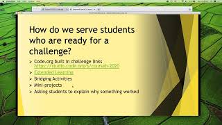 Kindergarten Code.org Professional Development Review March 2022