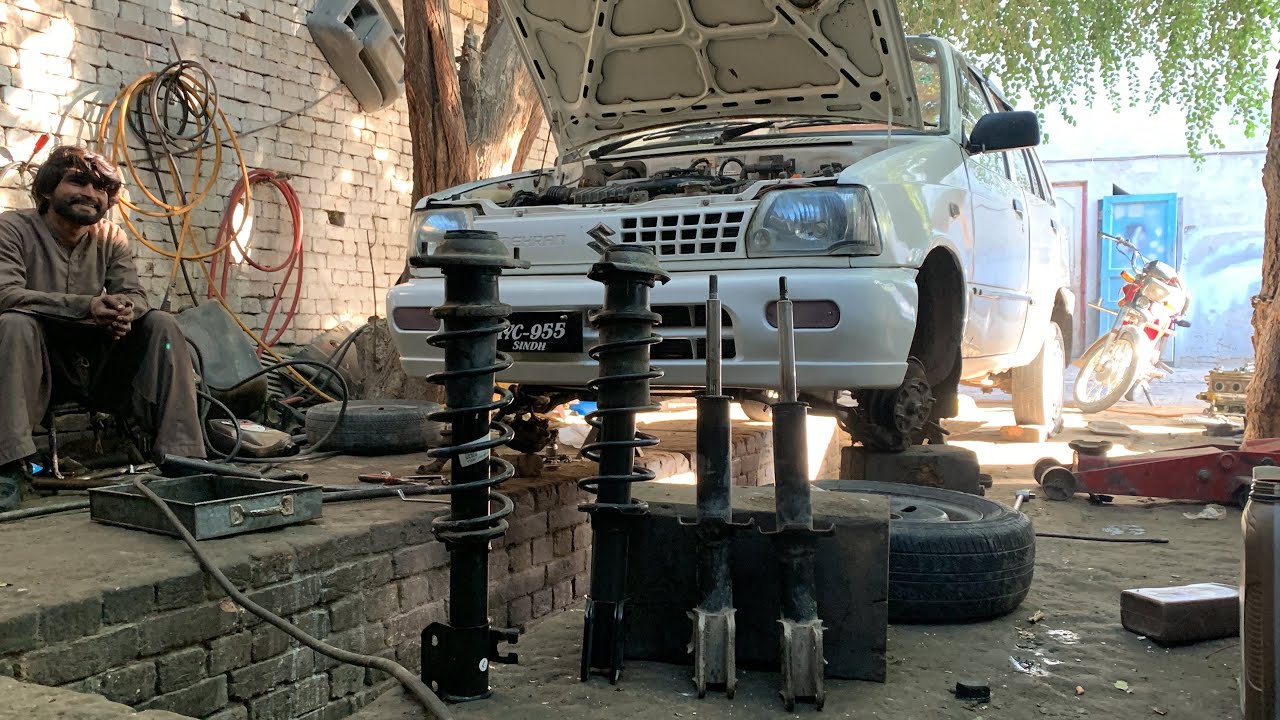 Suzuki Mehran Suspension Change Front Shocks Change Chaudhry Motors