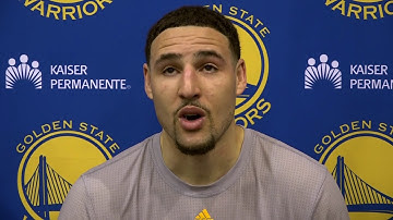 Klay Thompson full Practice Interview Ahead of Cavs vs Warriors  | 5.28.17