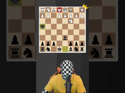 JAQUE MATE en 6 JUGADAS SACRIFICANDO DAMA