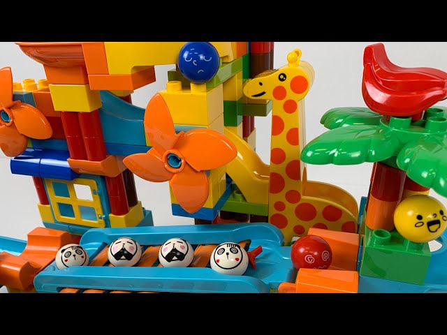 Marble Maze BATTOP Marble Run For Kids Ages 4-8, 167 PCS Classic