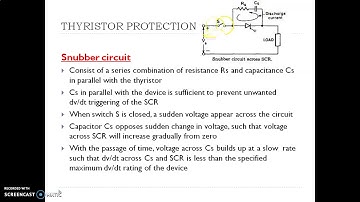 Thyristor protection
