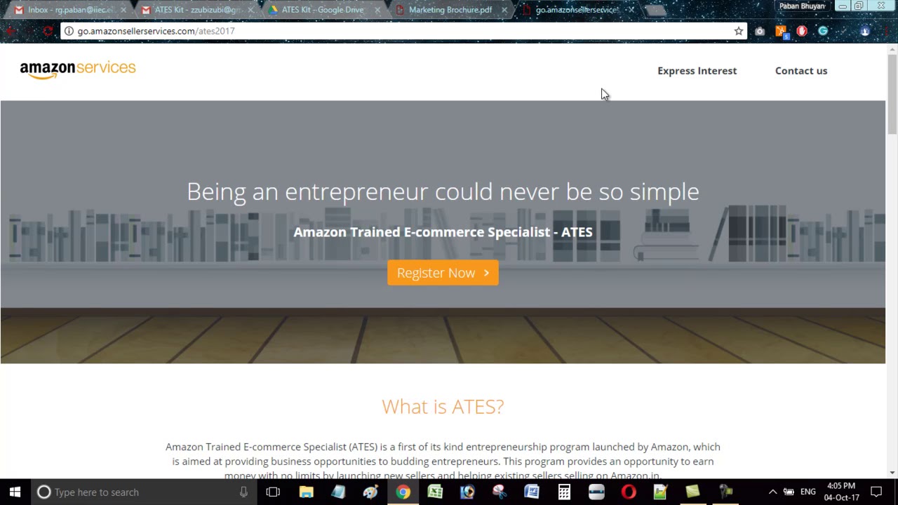 What is Amazon Trained Ecommerce Specialist (ATES) Course?