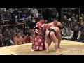【まわし待った】里山 vs 竜電 2017大相撲春場所4日目 SUMO Satoyama vs Ryuden 2017