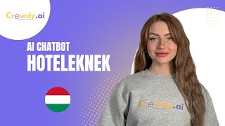 AI chatbot szállodák számára - https://crowdy.ai/hu/