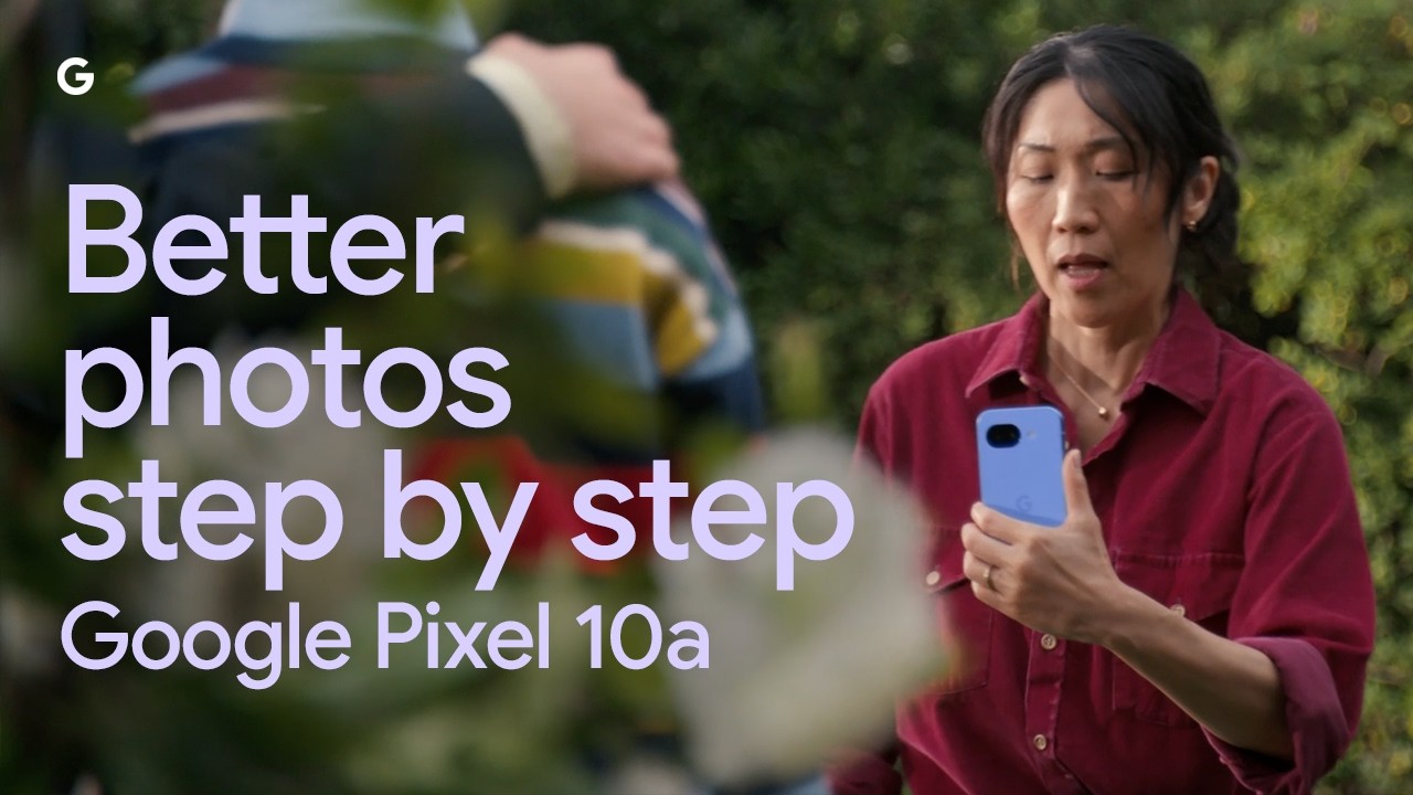 Google Pixel 10a with Camera Coach
