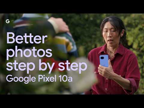 Google Pixel 10a with Camera Coach