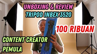 Tripod Inbex 3520, Tripod 100 ribuan cocok untuk pemula
