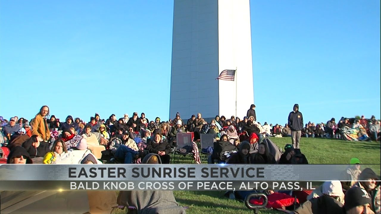 About 2,000 gather for 87th Easter Sunrise Service at Bald Knob Cross