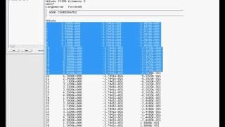 03 Import node and loads with MGT shell command