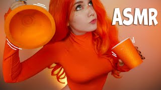 🍂🍊ASMR ORANGE TRIGGERS 🧡 for sleep and tingles 🎃