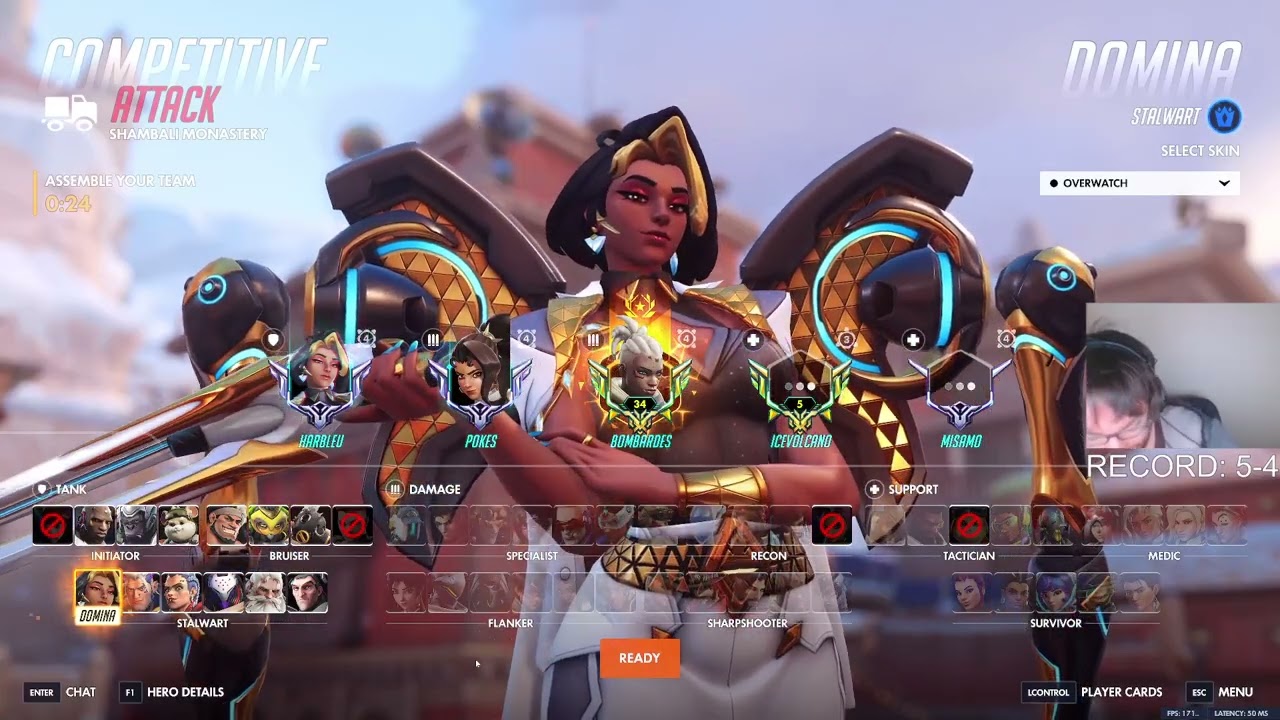 Overwatch Harbleu Goes Insane As New Hero Domina -Popped Off-