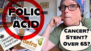 DHSC, Defra and the Quest to Ask One Single Question about SYNTHETIC Folic ACID