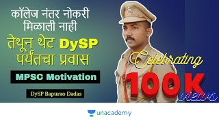 Toppers' संवाद | From No Placement in College to DySP | Bapurao Dadas | MPSC 2020 | Let'sCrackIt