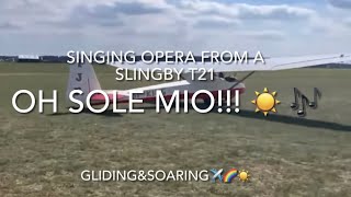Flying open cockpit and singing “Oh Sole ☀️ Mioo …. 🎶” by A. Venturini