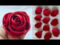 DIY: Fabric Rose Flower Making | How to Make Cloth Flower in just 5 minutes!! Kapde ka phool banana