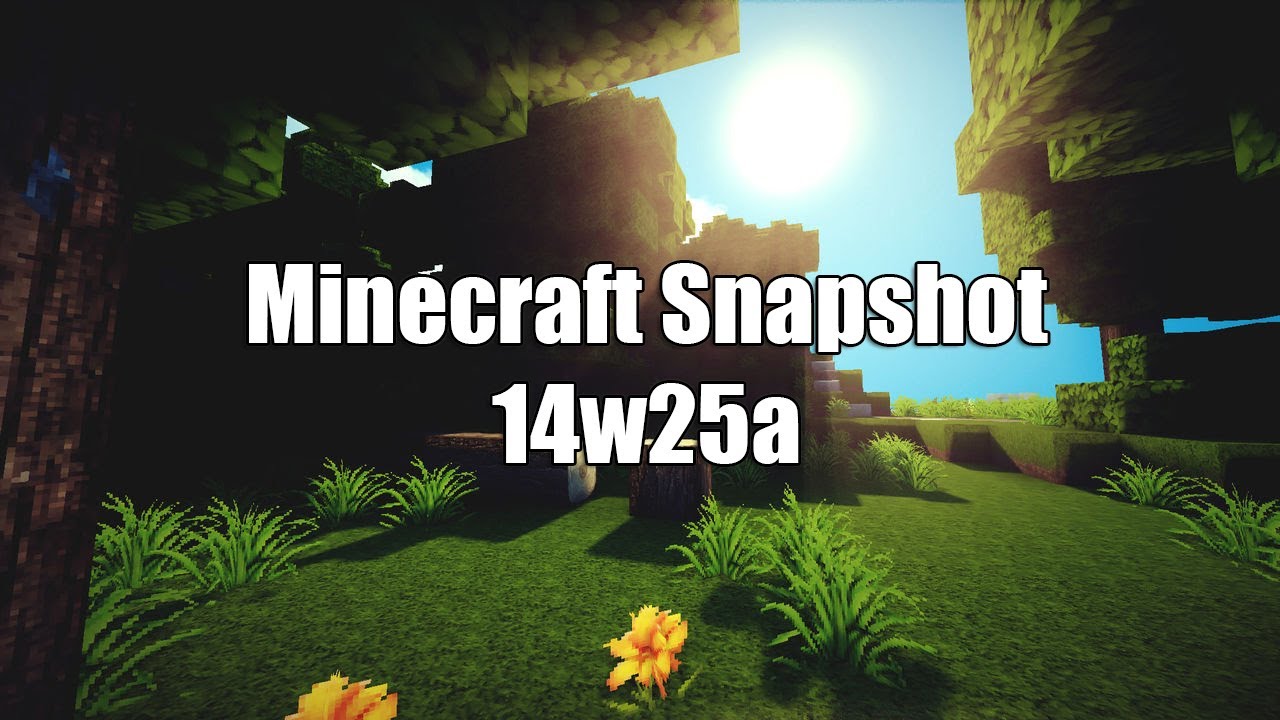 Minecraft Snapshot 14w25b - New Mob (Guardian) and Sponge Block