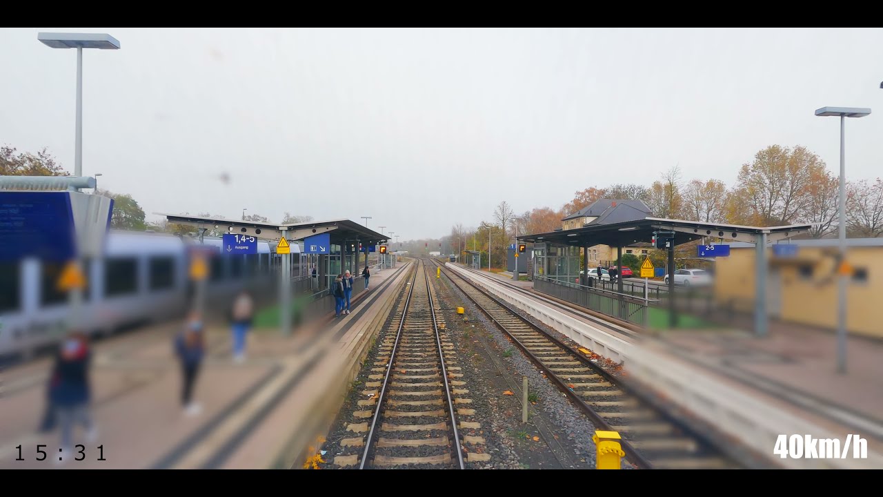 Führerstandsmitfahrt RB31 von Kirchheimbolanden nach Mainz Hbf [5k]