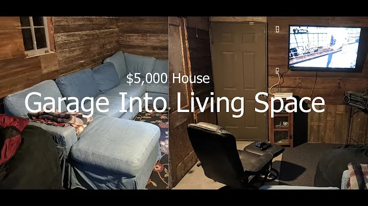 Garage Into Living Space - Full Conversion TIMELAPSE