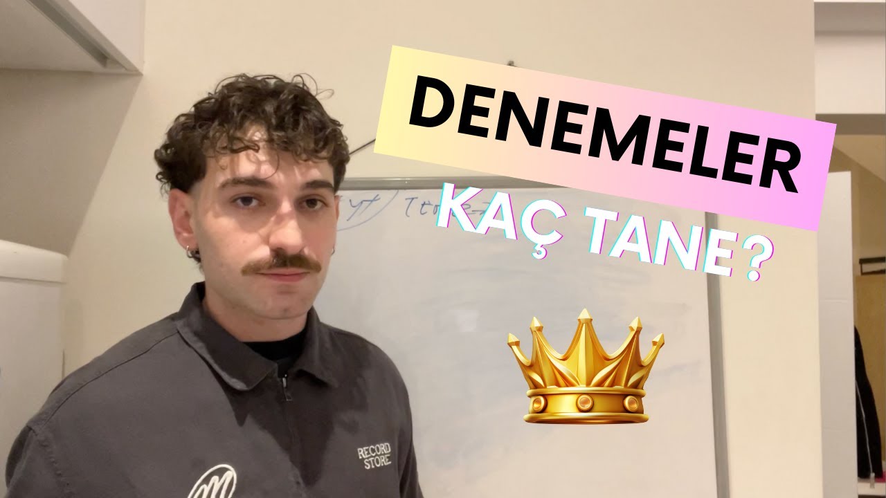 Kaç Deneme Çözmek Seni Kral Yapar? | YKS Hocan