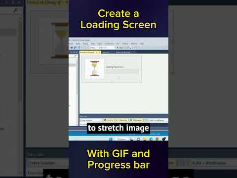 VB.Net - Loading Screen Tutorial #shorts  #loadingscreen #splashscreen
