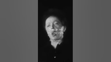 Thumbnail of Édith Piaf - Non, je ne regrette rien #acapella #lyrics #voceux #voice #music #song