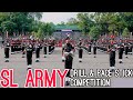 Sri lankan army drill and pace stick competition  sl army army inter regiment drill competition